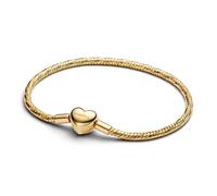 PANDORA Damen-Armband Facettiert mit Herzverschluss Goldfarben 564236C00