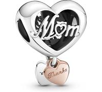 Charm Pandora 789372C00 corazón y gracias mamá