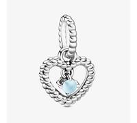 PANDORA December Birthstone Heart Dangle Charm 798854C07