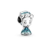 Pandora Disney Cinderella sterling silver charm with transparent mosaic blue enamel