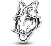 PANDORA Disney Daisy Duck Sterling Silver Open Charm 793910C00 Compatible Moments 7.1x13.9x7.4mm