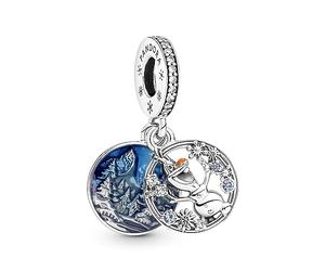 Pandora Disney Frozen Snow Olaf Double Dangle Charm 799638C01