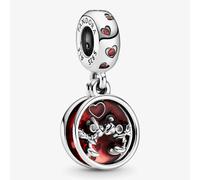 PANDORA Disney Mickey And Minnie Dangle Charm 799298C01