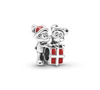 Pandora Disney Mickey and Minnie gift box charm 799194C01 woman silver