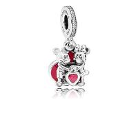 Pandora Disney Mickey Mouse & Minnie Mouse Love Dangle Charm 797769CZR
