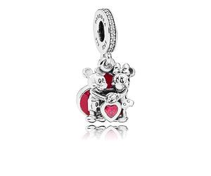 Pandora Disney Mickey Mouse & Minnie Mouse Love Dangle Charm 797769CZR
