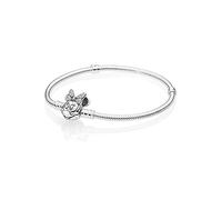 Pandora Disney Minnie silver bracelet with clear cubic zirconia, 17