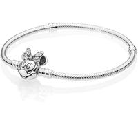 Pandora Disney Minnie silver bracelet with clear cubic zirconia, 20