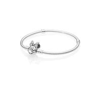 Pandora Disney Minnie silver bracelet with clear cubic zirconia