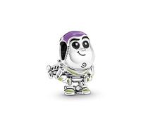 Pandora Disney Pixar Buzz Lightyear sterling silver charm with purple, black and green enamel