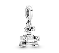 Pandora Disney Pixar Wall-E sterling silver dangle with glitter, red and black enamel
