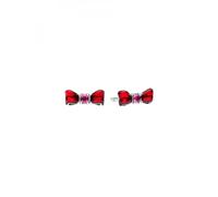 Pandora Disney Snow White Bow Stud Earrings Sterling Silver with Artificial Crystals 293779C01, 3,3x 4,3x 11,2 mm, Sterling Silver, Crystal