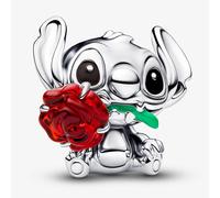 PANDORA Disney Stitch Murano Glass Rose Charm 794378C01