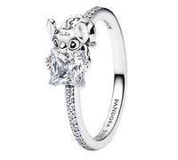 Pandora Disney Stitch & Stone 193740C01 Women's Ring Silver, 54/17,2, Sterling Silver, Cubic Zirconia