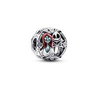 Pandora Disney Sally and Jack sterling silver charm with black, red and blue enamel