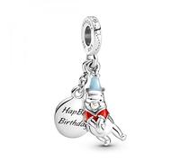 Pandora Disney Winnie the Pooh sterling silver dangle with red and blue enamel