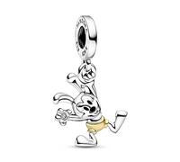PANDORA Disney x 792519C01 Oswald Charm Stainless Steel Diamond One Size