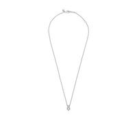 PANDORA Double Heart Pendant Sparkling Collier Necklace - Sterling Silver - Gift for Her - No Box