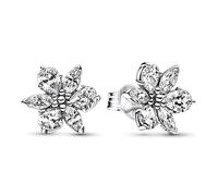 Pandora Timeless Women's Sterling Silver Sparkling Herbarium Cluster Stud Earrings, No Box