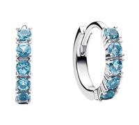 Pandora Earrings for Women 925 Sterling Silver 293849C01, one size, Crystal, No Gemstone