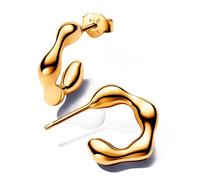 Pandora Earrings Organic Shape Open Hoop Earrings 263269C00