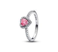 Pandora Elevated Pink Heart Ring - 58