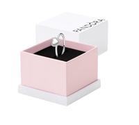 Pandora Rings Halo and Heart Ring 193801C01