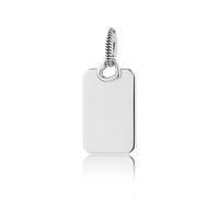 Pandora Engraving Tag Pendant - Silver