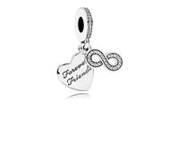 Pandora Forever Friends Charm - Silver
