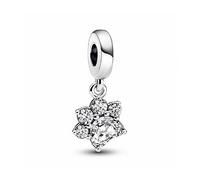 Pandora Moments Paw sterling silver dangle with clear cubic zirconia