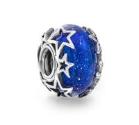 Pandora Galaxy Blue & Star Murano Charm 790015C00