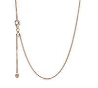 Pandora Icons 14k Rose gold-plated necklace with sliding clasp, 60