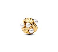 Pandora Gold Abstract Waves Charm