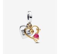 Pandora Charms Double Heart and Arrow Pendant Charm 763622C01
