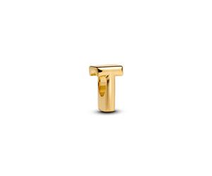 Pandora Gold Letter T Alphabet Charm