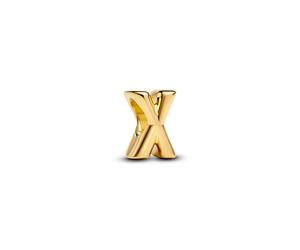 Pandora Gold Letter X Alphabet Charm