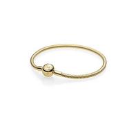 Pandora Gold Moments Smooth Clasp Bracelet - 17cm