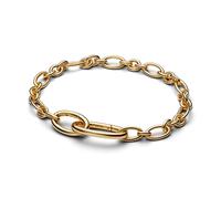 Pandora Gold Openable Oval Link Chain Bracelet - 16cm