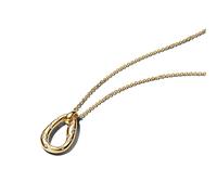 Pandora Gold Organically Shaped Stone-Set Pendant Necklace - 45cm