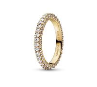 Pandora Gold Sparkling Band Ring - 52 Pandora Ring