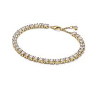 Pandora Gold Sparkling Bold Tennis Bracelet - 18cm