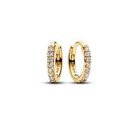 Pandora Gold Sparkling Huggie Hoop Earrings