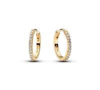 Pandora Gold Sparkling Mini Hoop Earrings