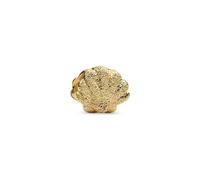 Pandora Gold Textured Shell Mini Charm