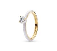 Pandora Gold White Chakra Heart Ring - 60