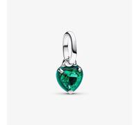 PANDORA Green Chakra Heart Mini Dangle Charm 793042C03