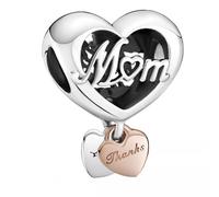 Charm Pandora 789372C00 corazón y gracias mamá