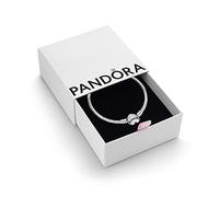 PANDORA Heart Clasp Snake Chain Bracelet, Size 20, Gift Box