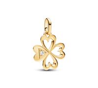 Pandora Heart Four-leaf Clover medallion Charm