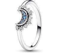 Pandora Rings Blue Celestial Moon Ring 192675C01